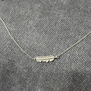 Feather necklace